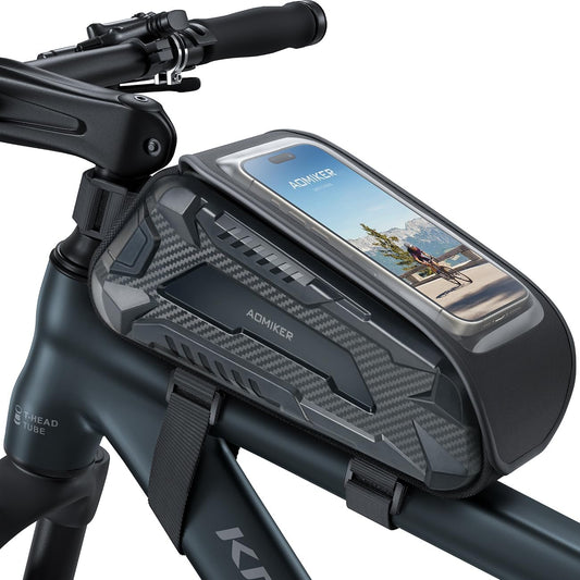 Bike Frame Bag Bike Phone Bag with 1.6L Capacity