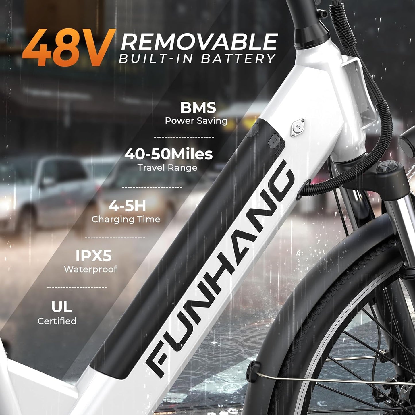 Electric Bike for Adults Funhang