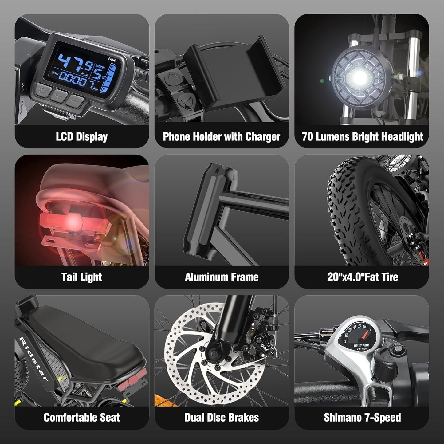 Electric Bike for Adults Q20
