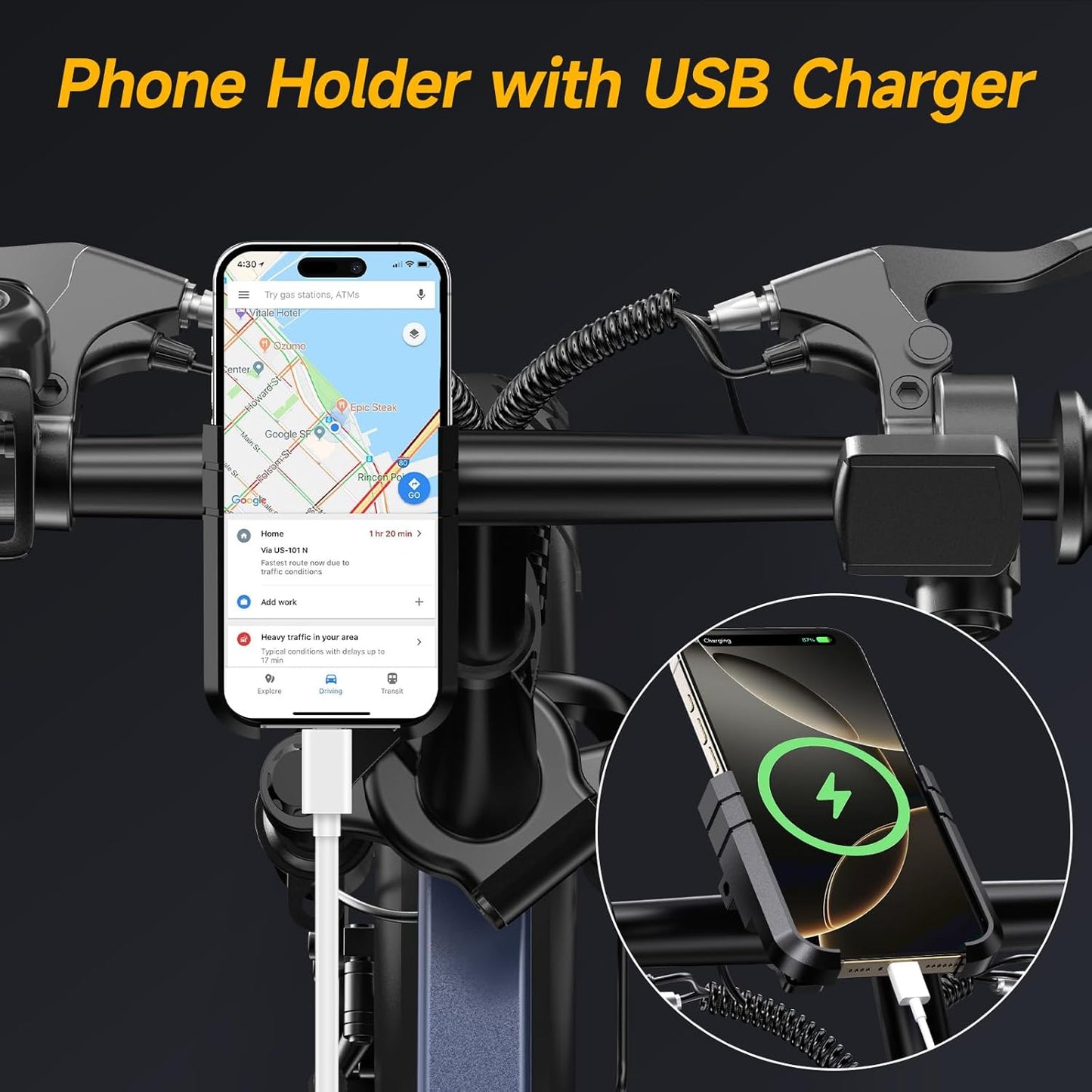 Folding Electric Bike for Adults INSDRGN