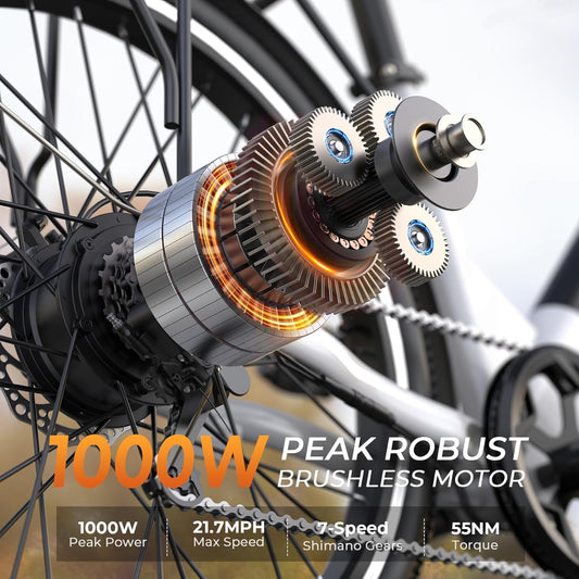 Electric Bike for Adults Funhang